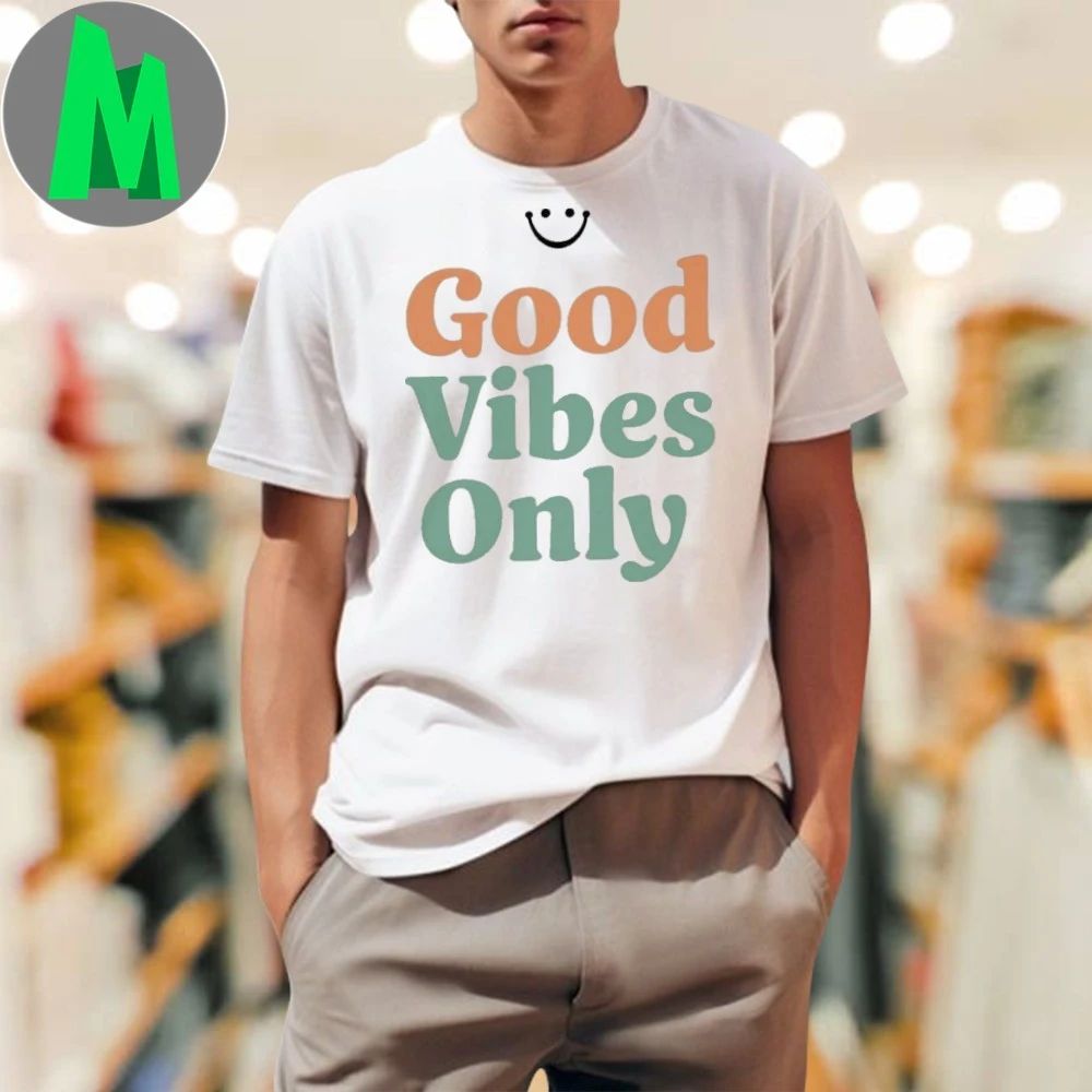 Good vibes only Retro Aesthetic Shirt