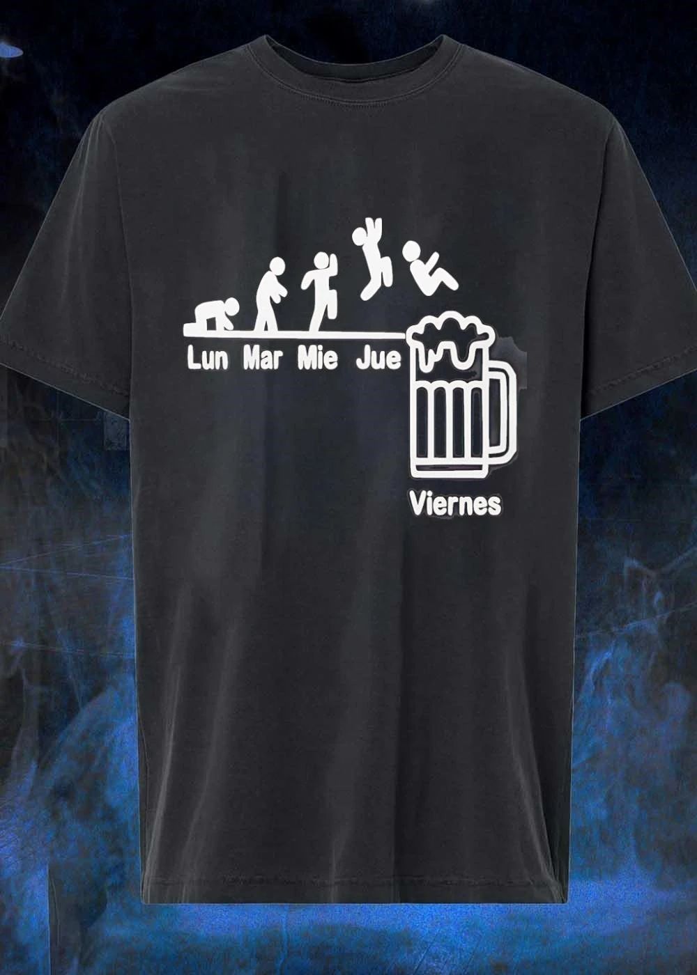 Evolution of the Week to Friday Beer Drinker Funny T-Shirt