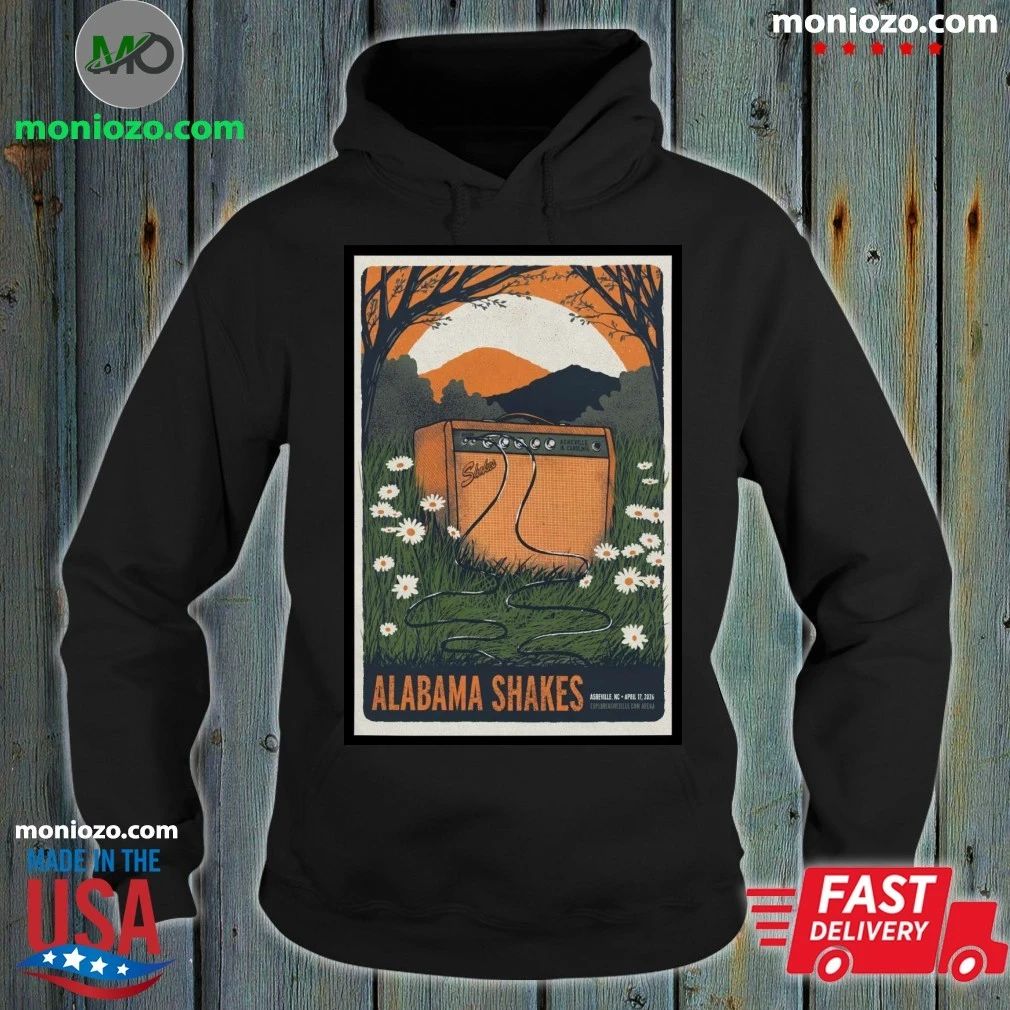 Alabama Shakes Concert Tour Asheville, NC 4 17 2026 Poster Shirt