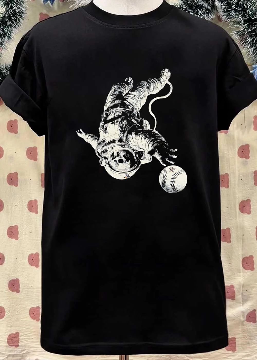 Astronaut Reaching for Baseball Houston Astros shirt