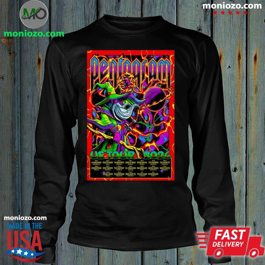 Original Pentagram US Tour 2026 Poster T-Shirt