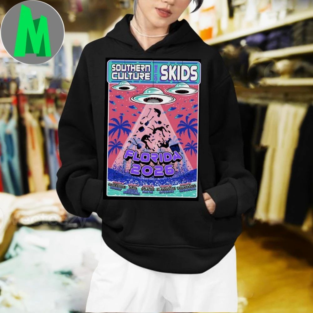 Southern Culture The Skids Florida Tour 2026 Poster Shirt