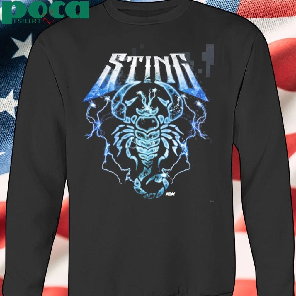 Sting AEW The Icon Lightning Scorpion T-Shirt