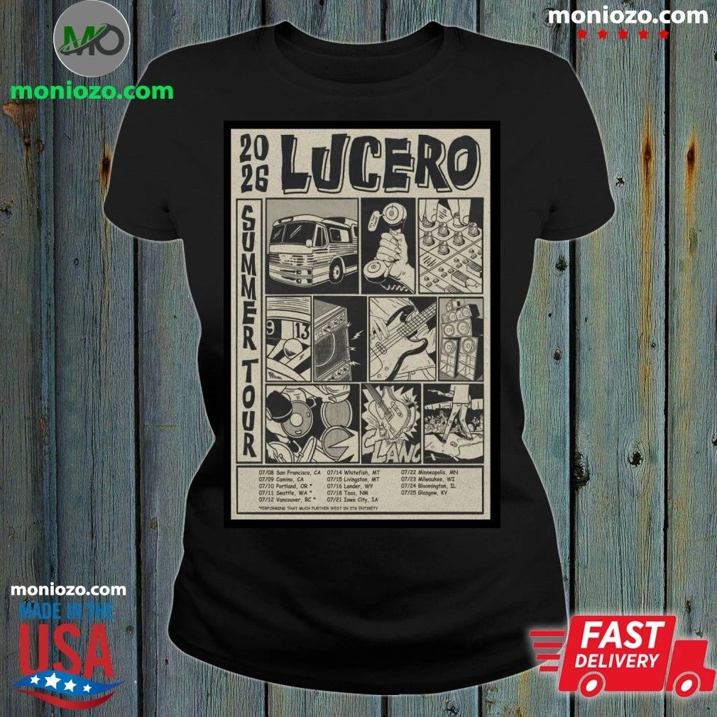 Lucero Music Summer Tour 2026 Poster Shirt