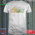 Original True Story Cross Jesus Easter Day Christians He Is Risen Shirt