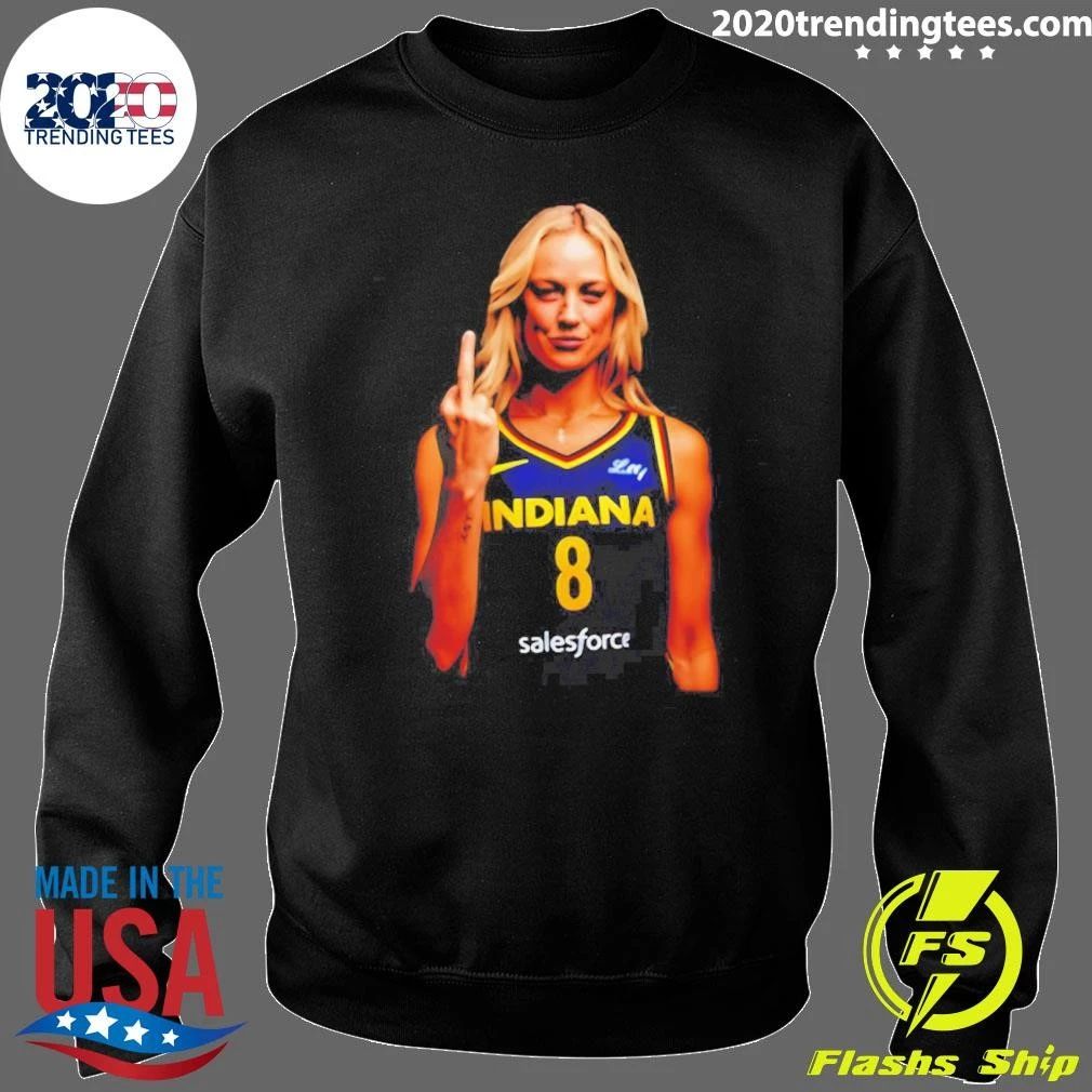 Sophie Cunningham Indiana Fever Middle Finger Shirt