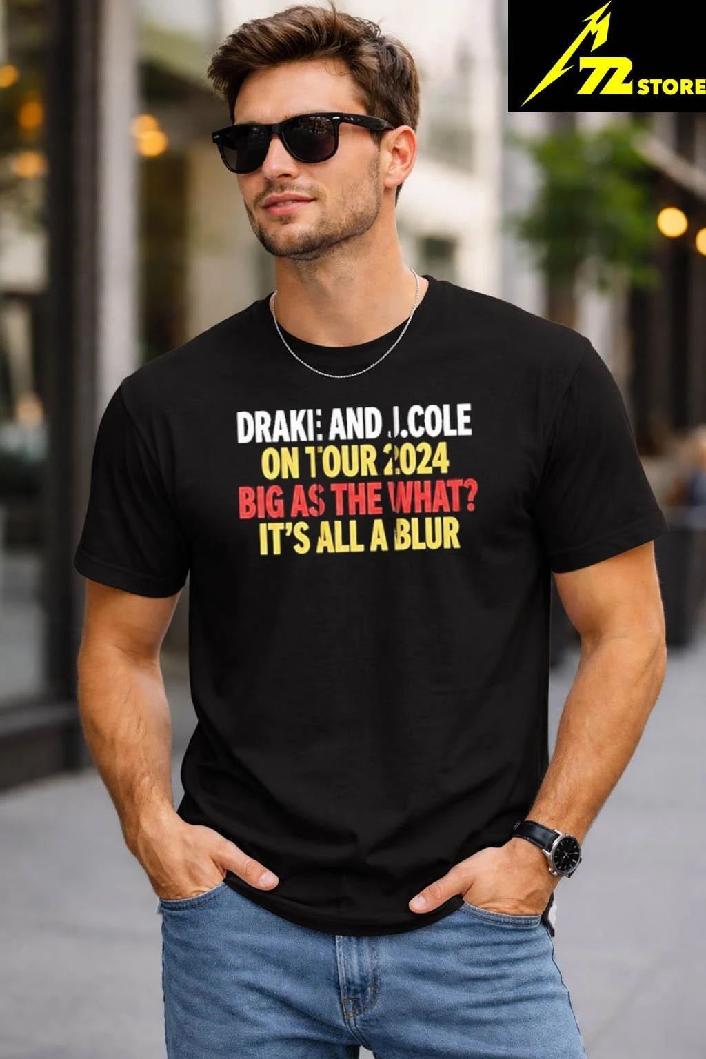 Kevin Durant Drake And J Cole Its All A Blur Tour Shirt