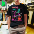 Huntrix girl band members color outline kpop groups shirt