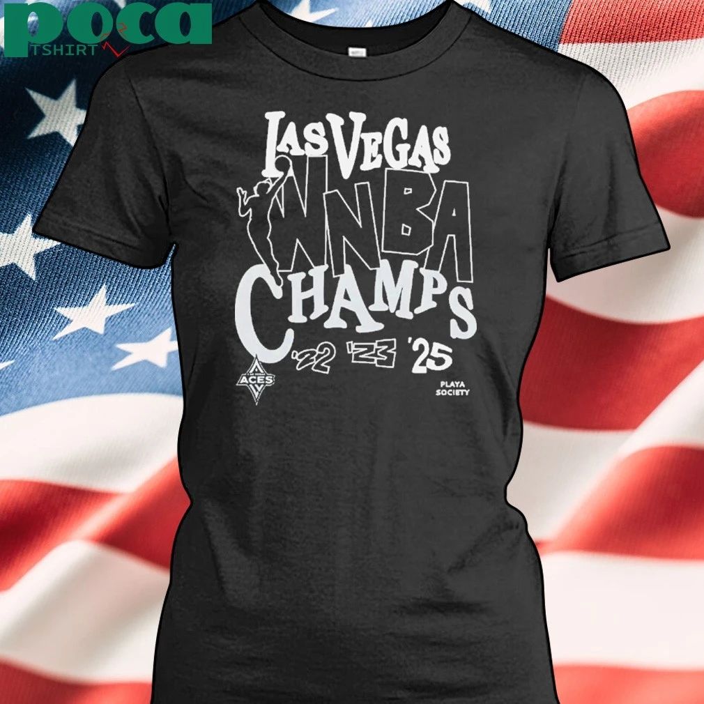 Las Vegas Aces Playa Society 2025 Wnba Finals Champions T-shirt