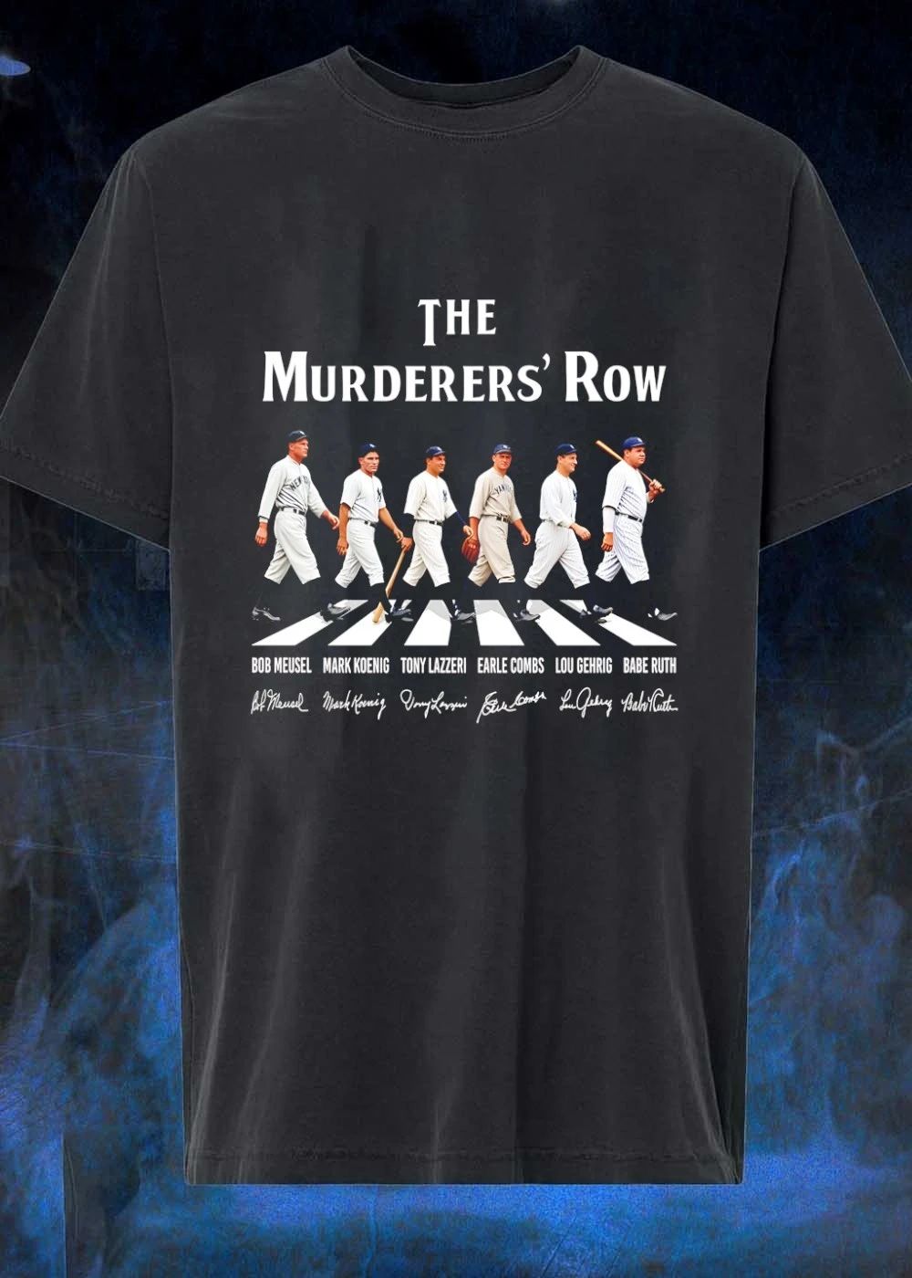 The Murderers Row New York Yankees baseball team players shirt