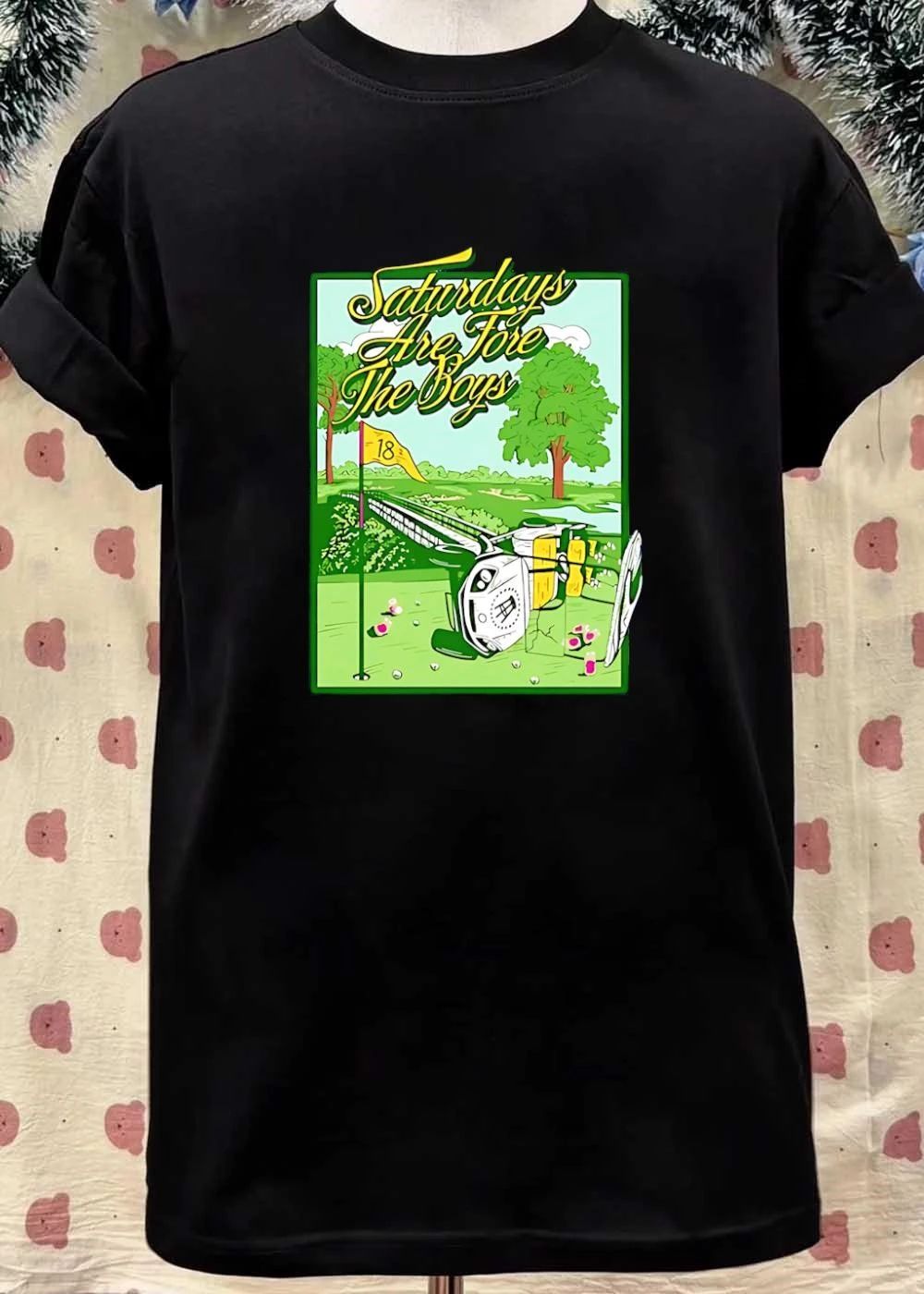 Barstool Sports Apparel, Golf Cart Accident, Saturdays Are Fore the Boys, Barstool Sports T-Shirt