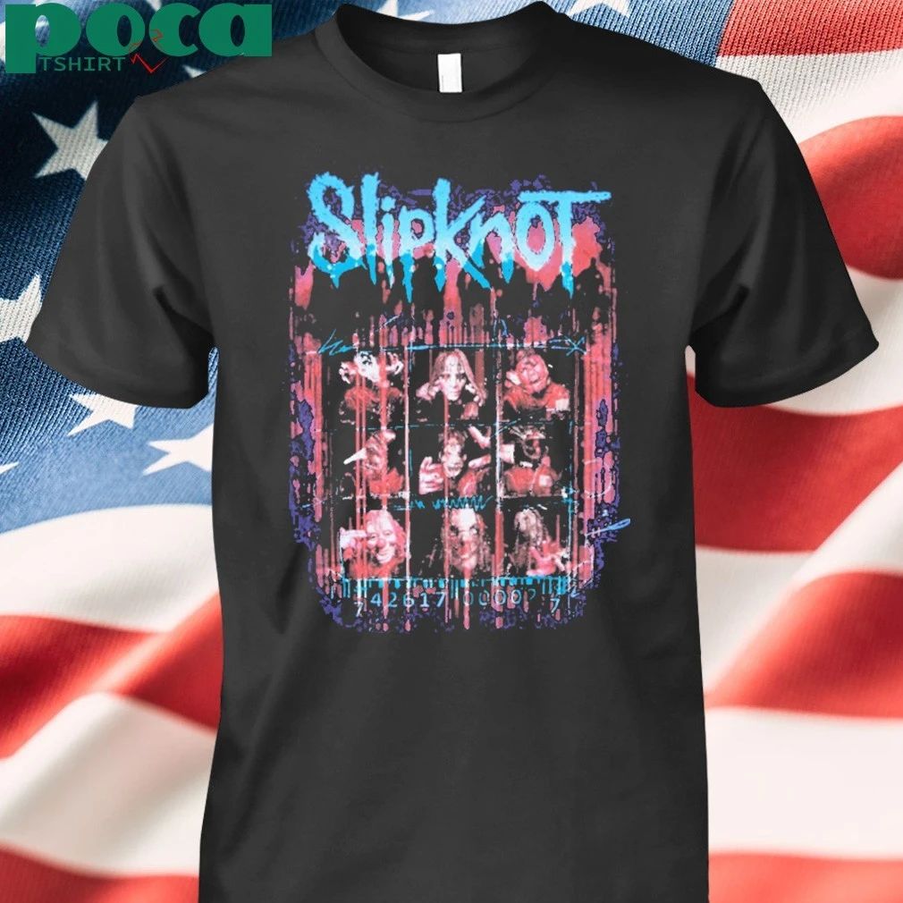 Slipknot 1999 Collage Self Titled Faces T-Shirt