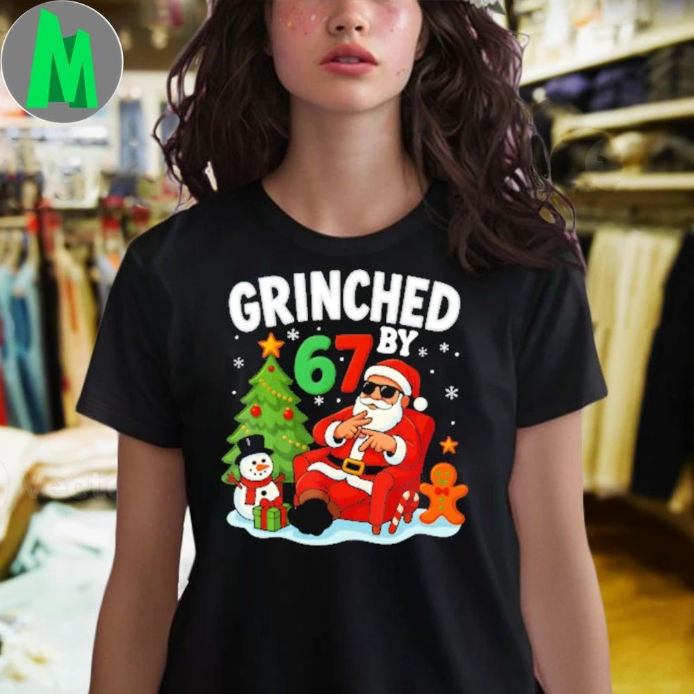 67 Six Seven Grinched By 6-7 Gen Alpha Slang T-Shirt