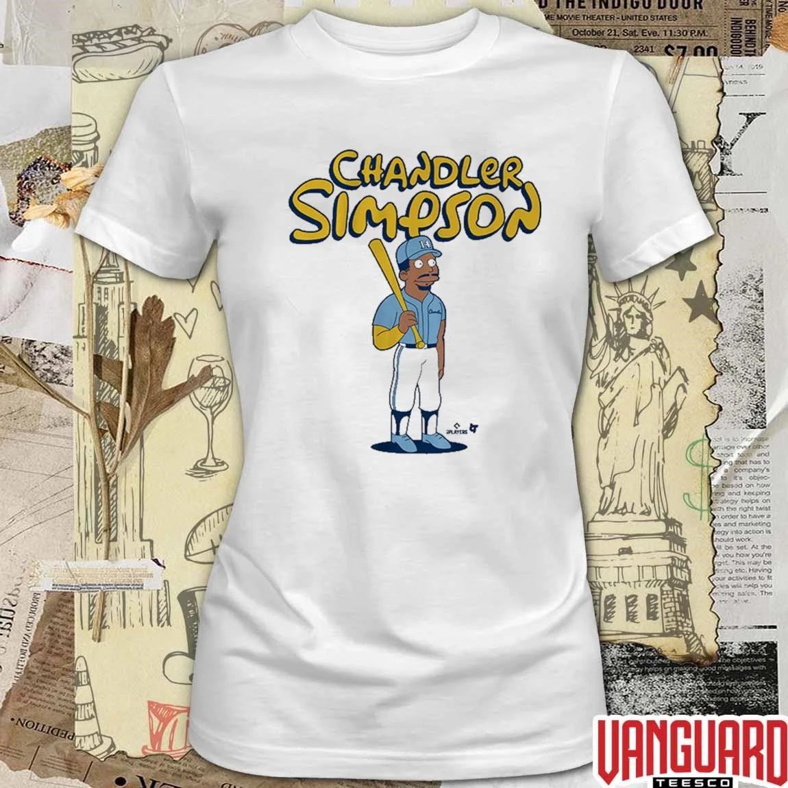 Chandler Simpson At the Bat Tampa Bay Rays MLB t-shirt