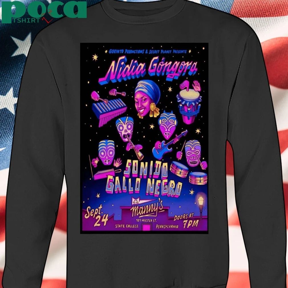 Nidia Gongora September 24 2025 Manny’s Performance Space in State College PA Poster T-shirt