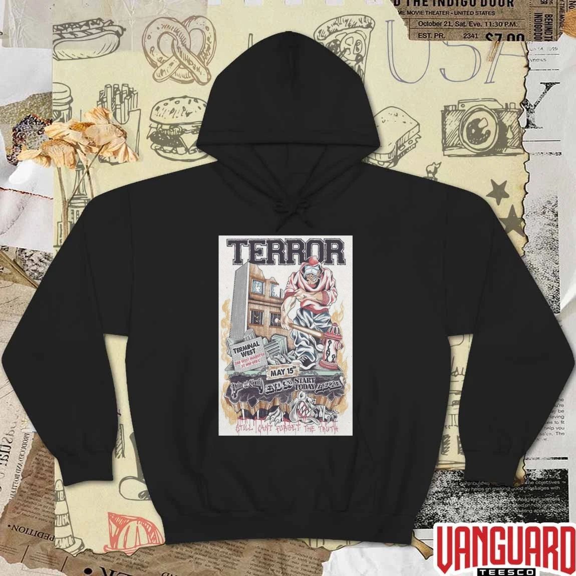TERROR May 15 2026 Atlanta, GA Still Can’t Forget The Truth Poster t-shirt
