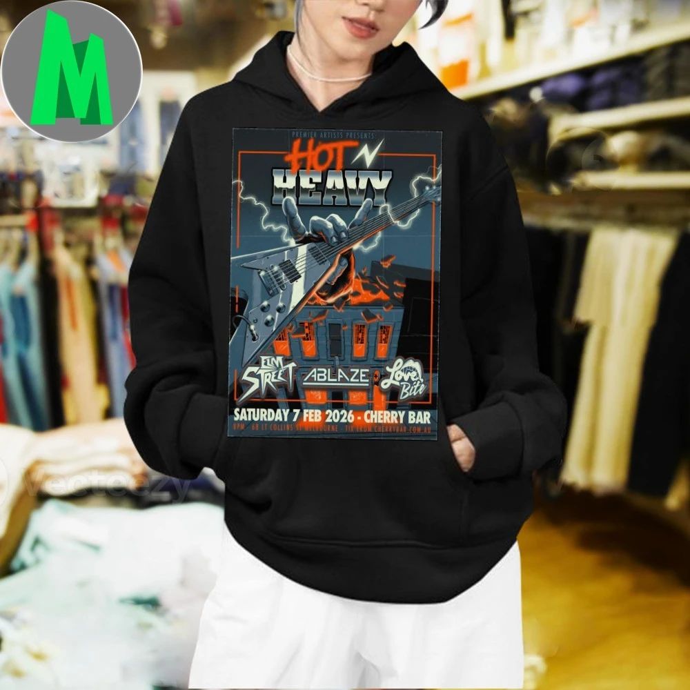 Original Hot N’ Heavy Event Melbourne On Feb 7 2026 Poster Shirt