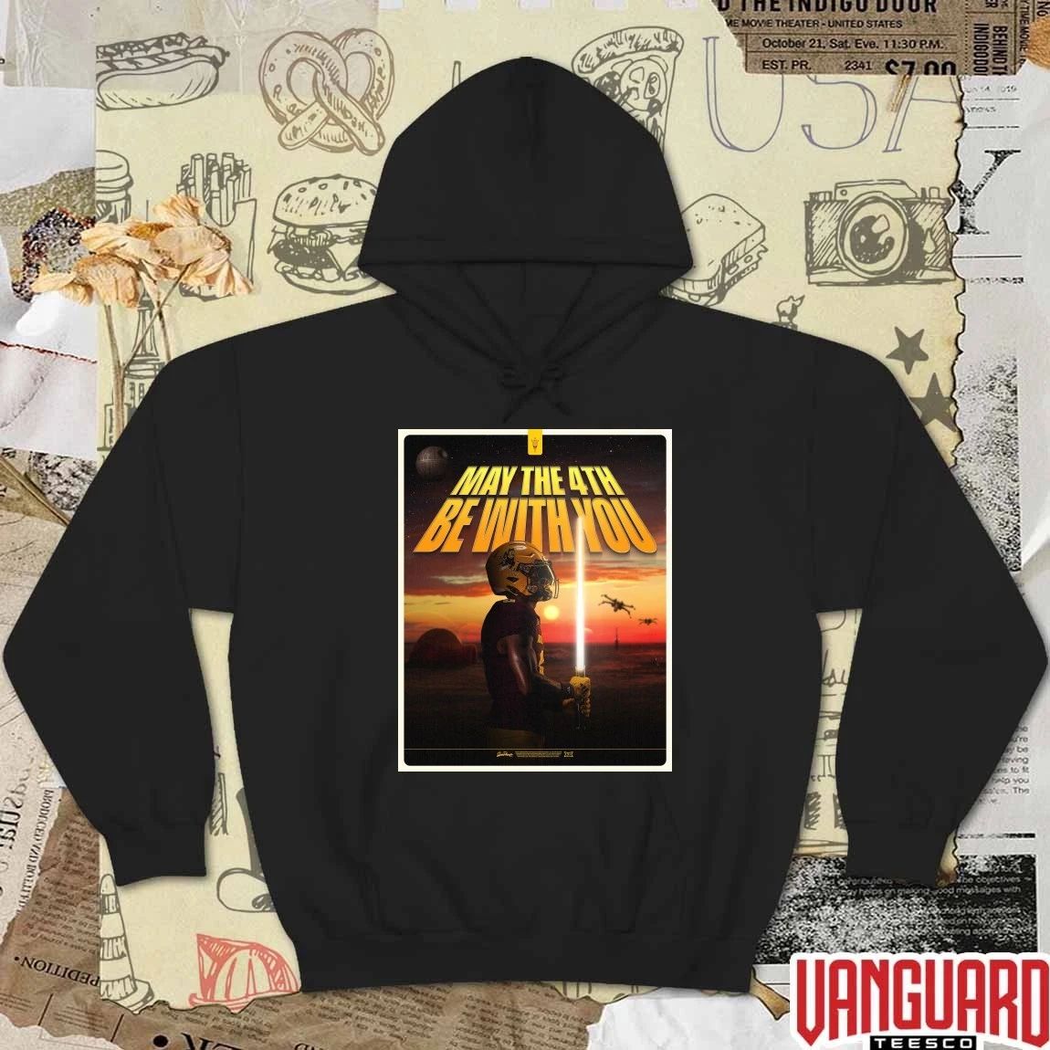Arizona State Sun Devil Football 2026 May The 4th Be With You Poster t-shirt