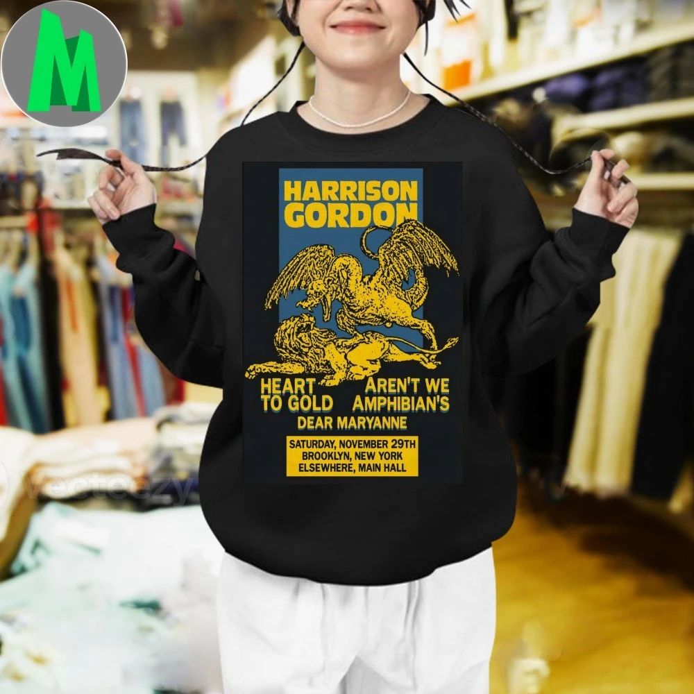 Harrison Gordon November 29 2025 Elsewhere In Brooklyn NY Poster Shirt
