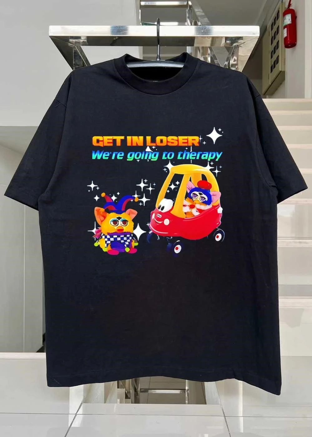 Funny Furby Toys Get in Loser We Are Going to Therapy Shirt