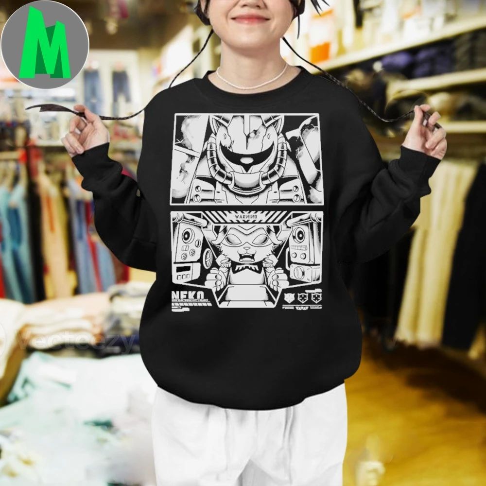 Cat Aznable Bw Shirt