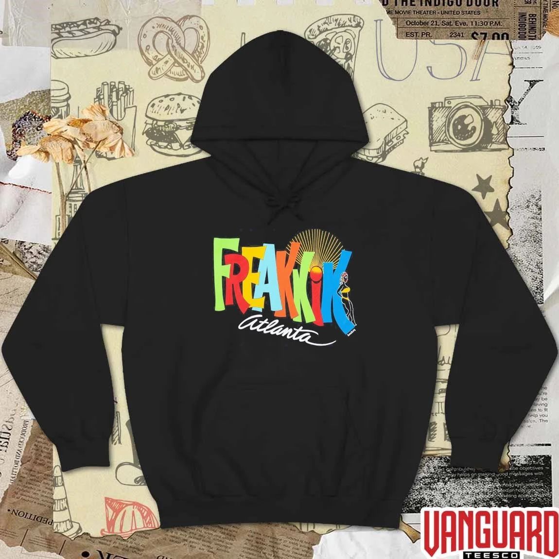 Lance Gross Wearing Freaknik Atlanta t-shirt