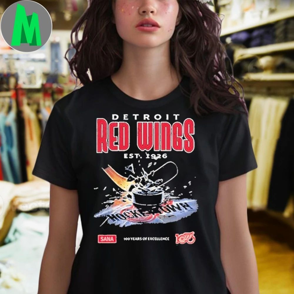 Sana Detroit Sana X Red Wings Hockey Town Hot Shirt