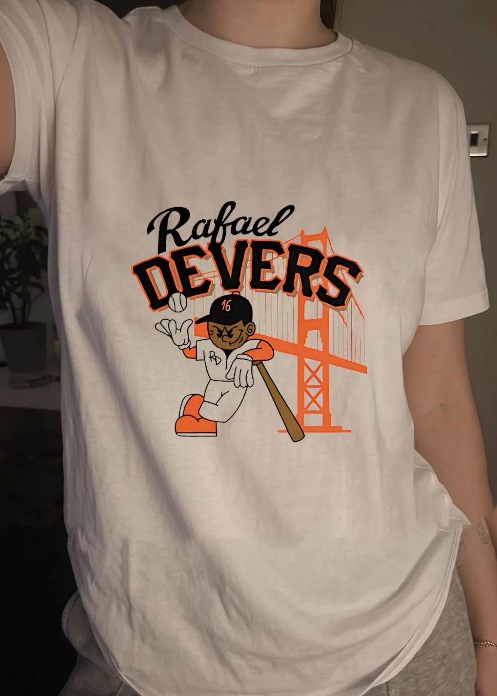 Rafael Devers San Francisco Giants Golden Gate Bridge MLB baseball Rafael Devers shirt