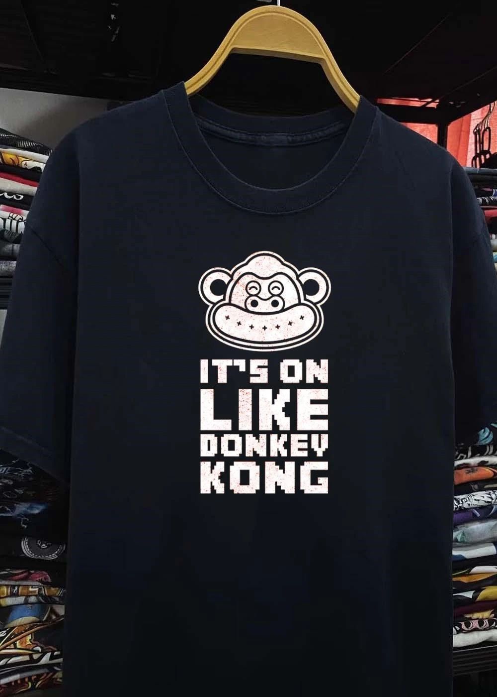 Funny Monkey Gaming It’s on Like Donkey Kong T-Shirt