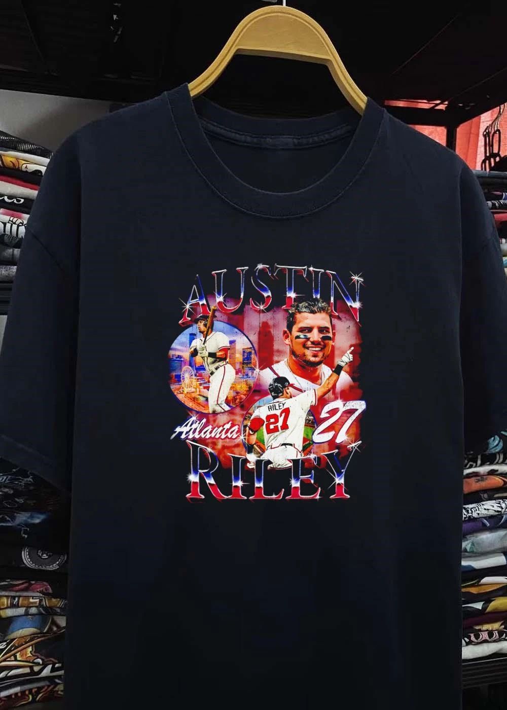 Jomboy Players Austin Riley Atlanta Braves T-Shirt