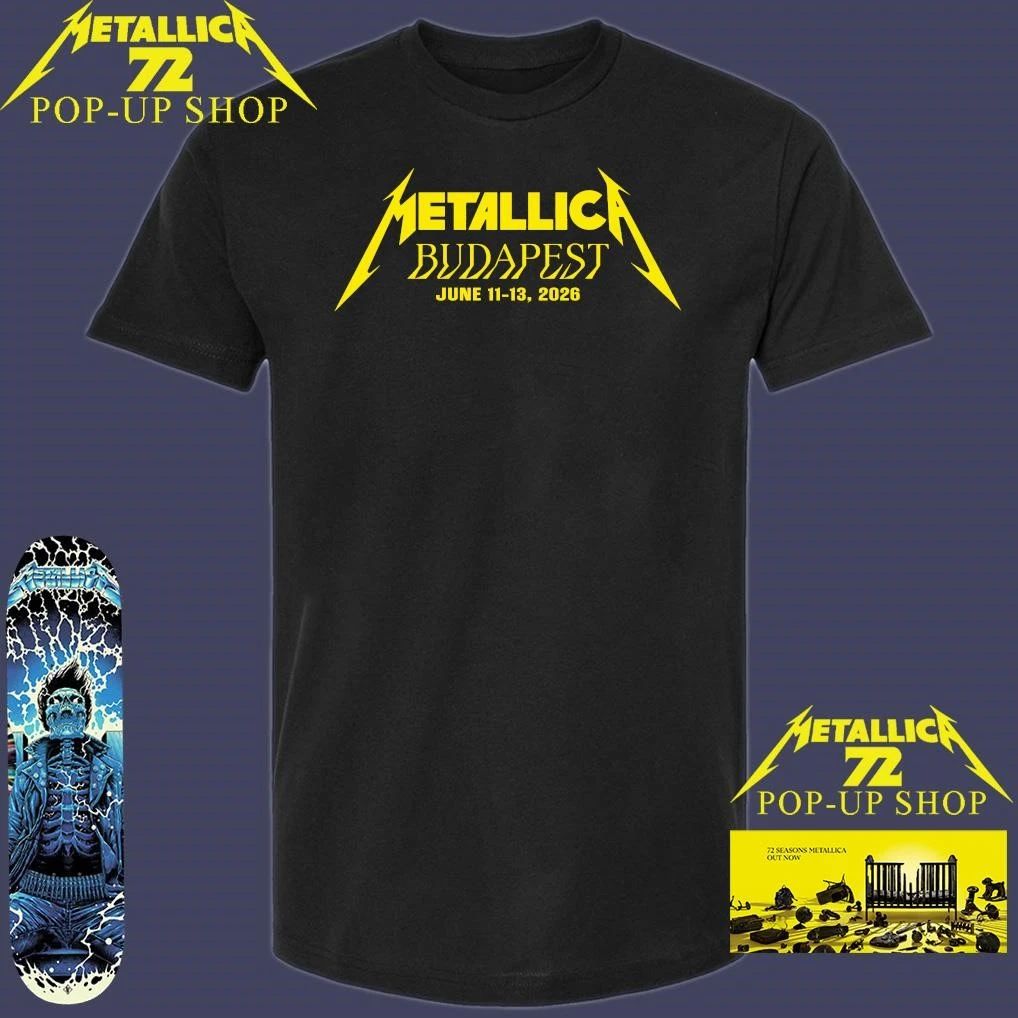Metallica M72 Budapest, Hungary June 11-13, 2026 T-Shirt