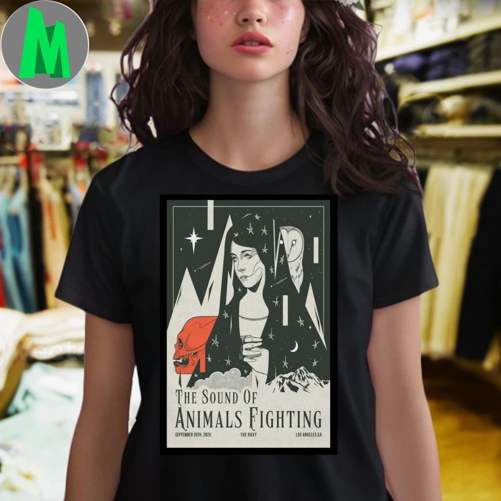 The Sound of Animals Fighting Tour Los Angeles, CA 2025 Poster Shirt
