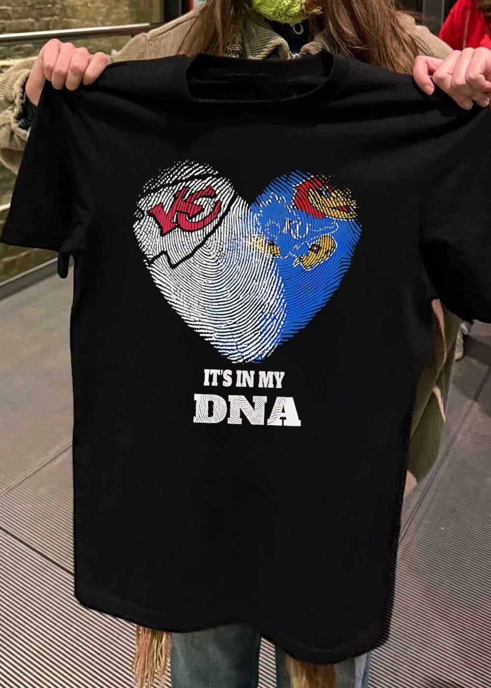 It Is in My DNA Kansas City Chiefs KU Jayhawks T-Shirt