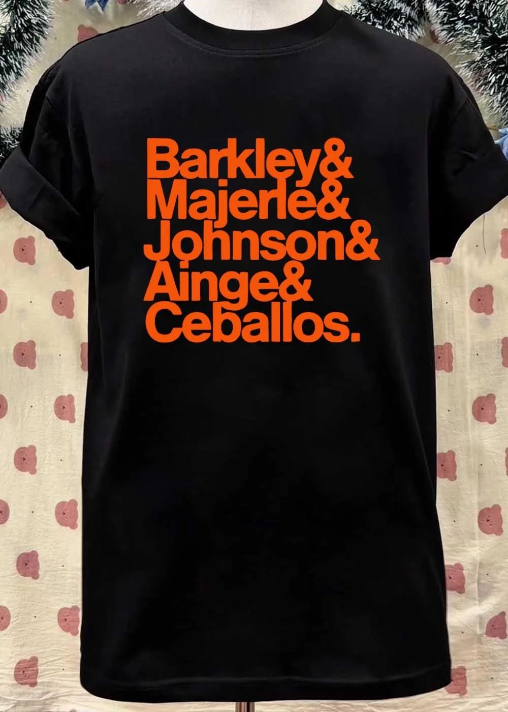 Phoenix Suns Roster List Barkley Majerle Johnson Ainge Ceballos T-Shirt