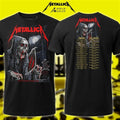 2026 M72 World Tour Dates Europe & Las Vegas Schedule Shirt – Metallica Pop-Up Shop Glasgow – Art By Landon Armstrong