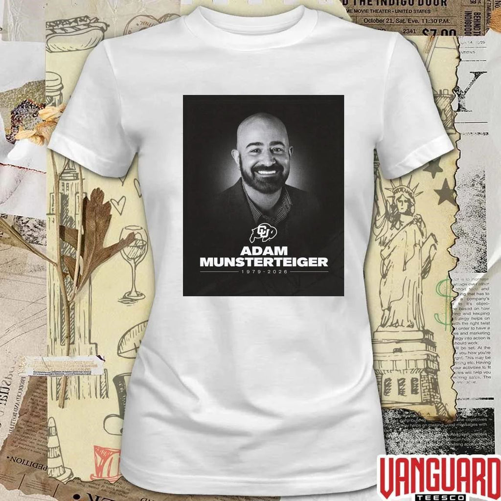 Adam Munsterteiger 1979 – 2026 Colorado Buffaloes Poster t-shirt