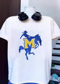McNeese State University Cowboy Mascot M Letter Logo T-Shirt