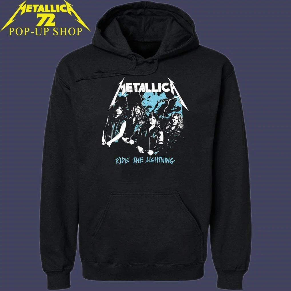 Metallica Band Ride The Lightning Vintage T-Shirt