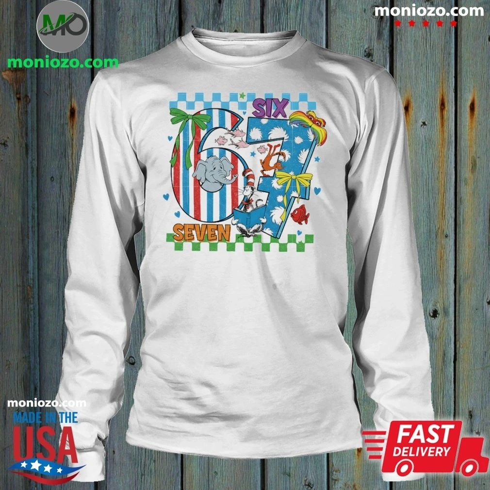 Original Six Seven Cat In The Hat Shirt