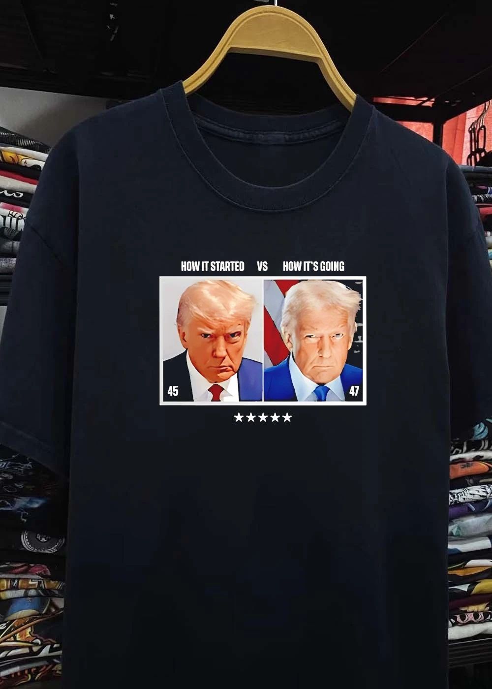 Trump 45 How It Started Vs 47 How It’s Going shirt