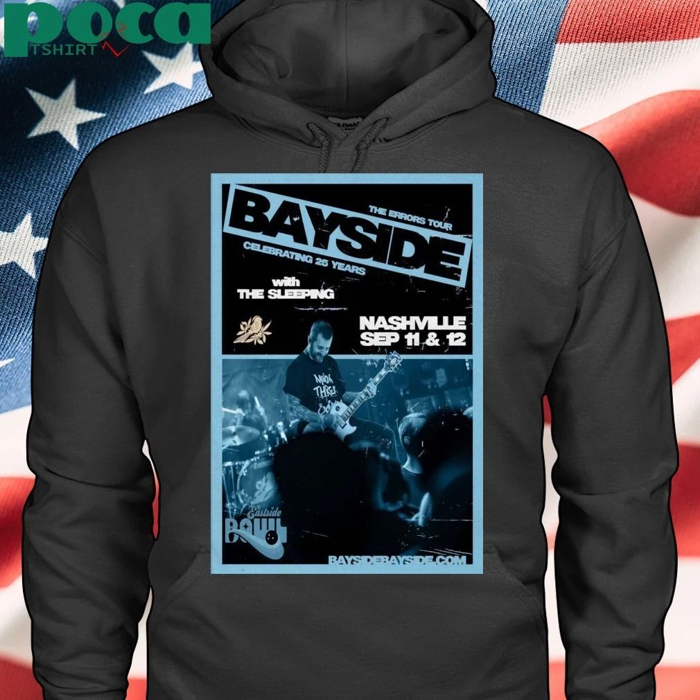 Bayside With The Sleeping 9 11-9 12 2025 Nashville TN Poster T-Shirt