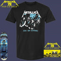 Metallica Band Ride The Lightning Vintage T-Shirt