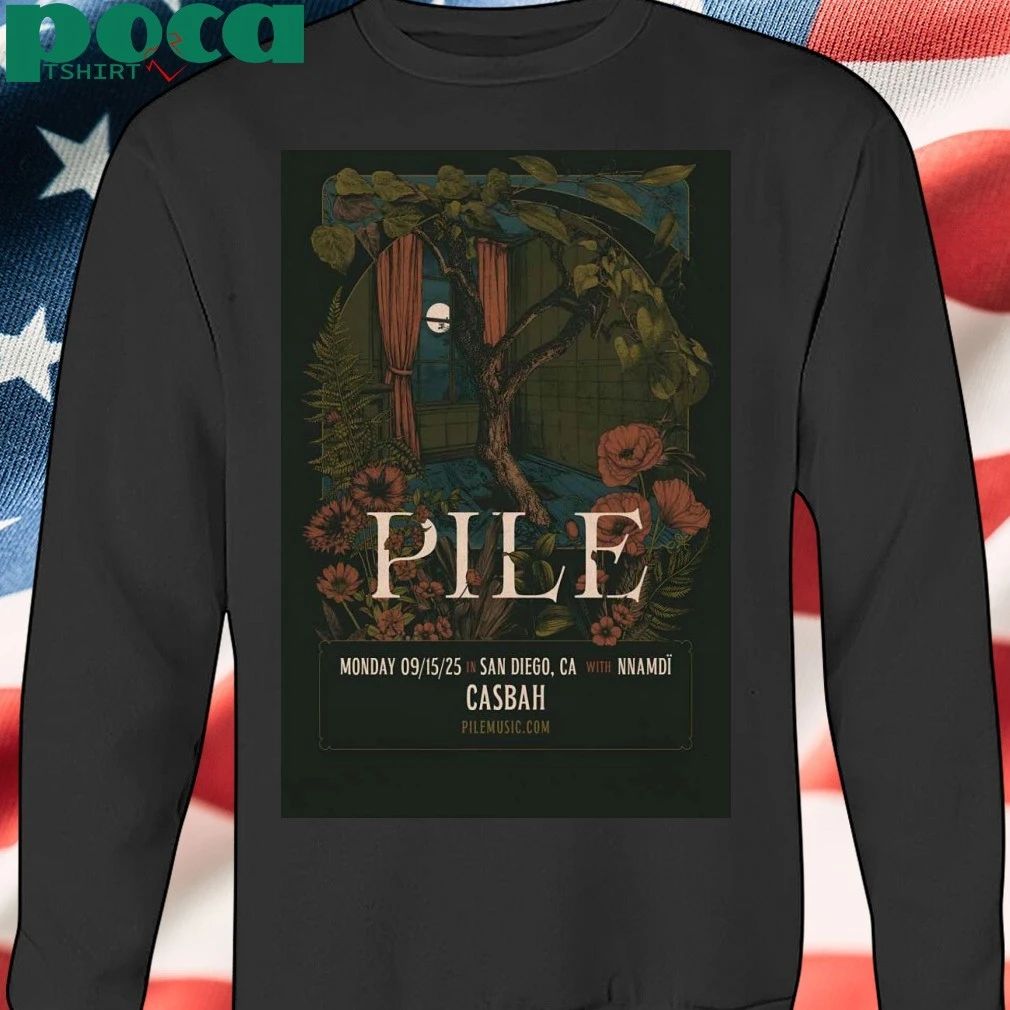 Pile Sep 15 2025 The Casbah In San Diego CA Poster T-shirt
