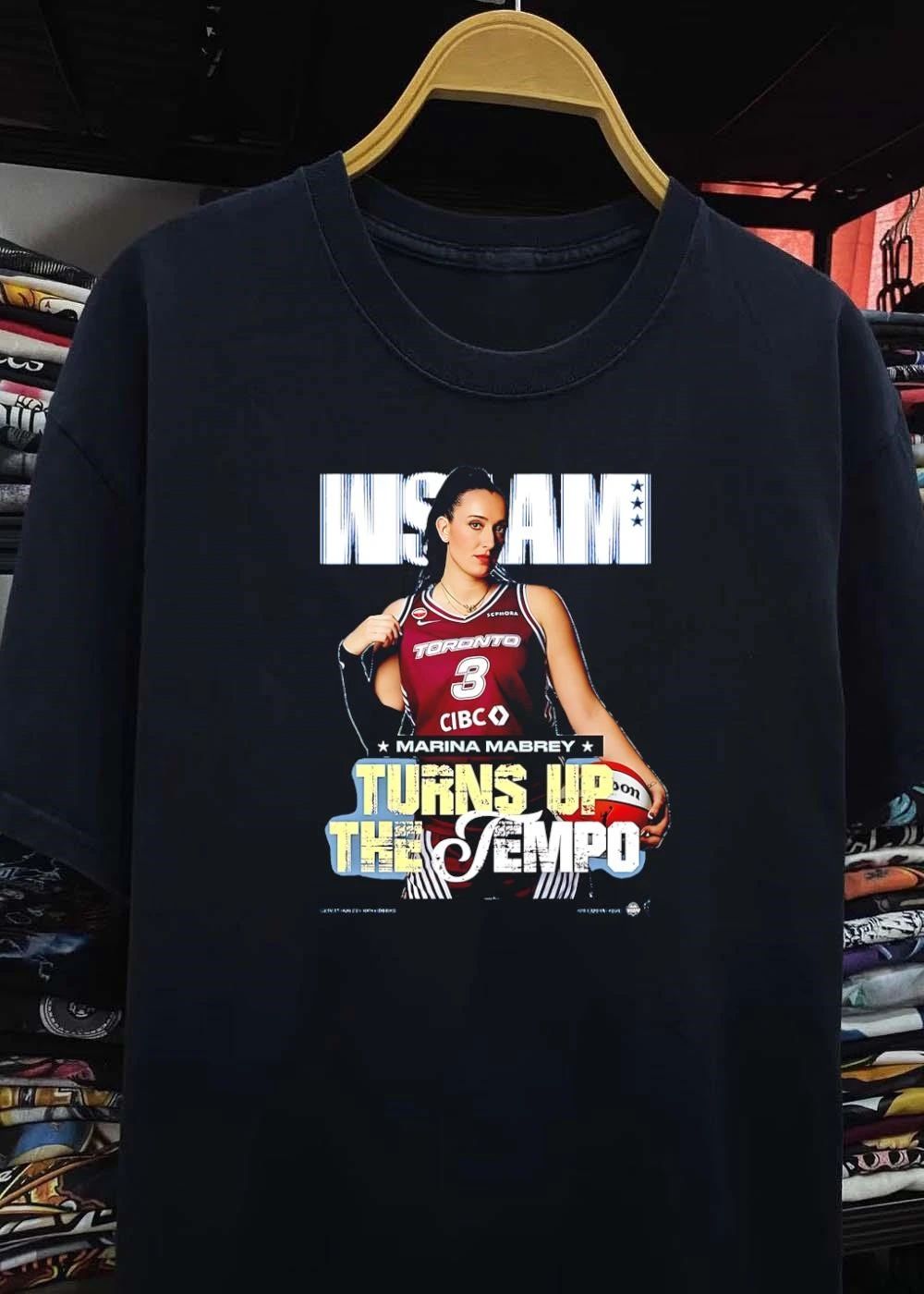 WSLAM Cover Collection Marina Mabrey Turns Up the Tempo Toronto T-Shirt