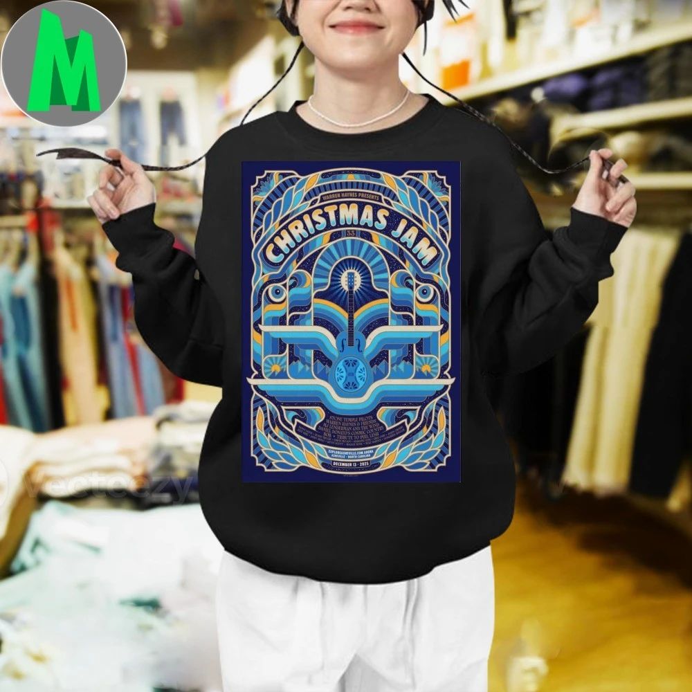 Christmas Jam December 13 2025 ExploreAsheville.com Arena Asheville NC Poster Shirt