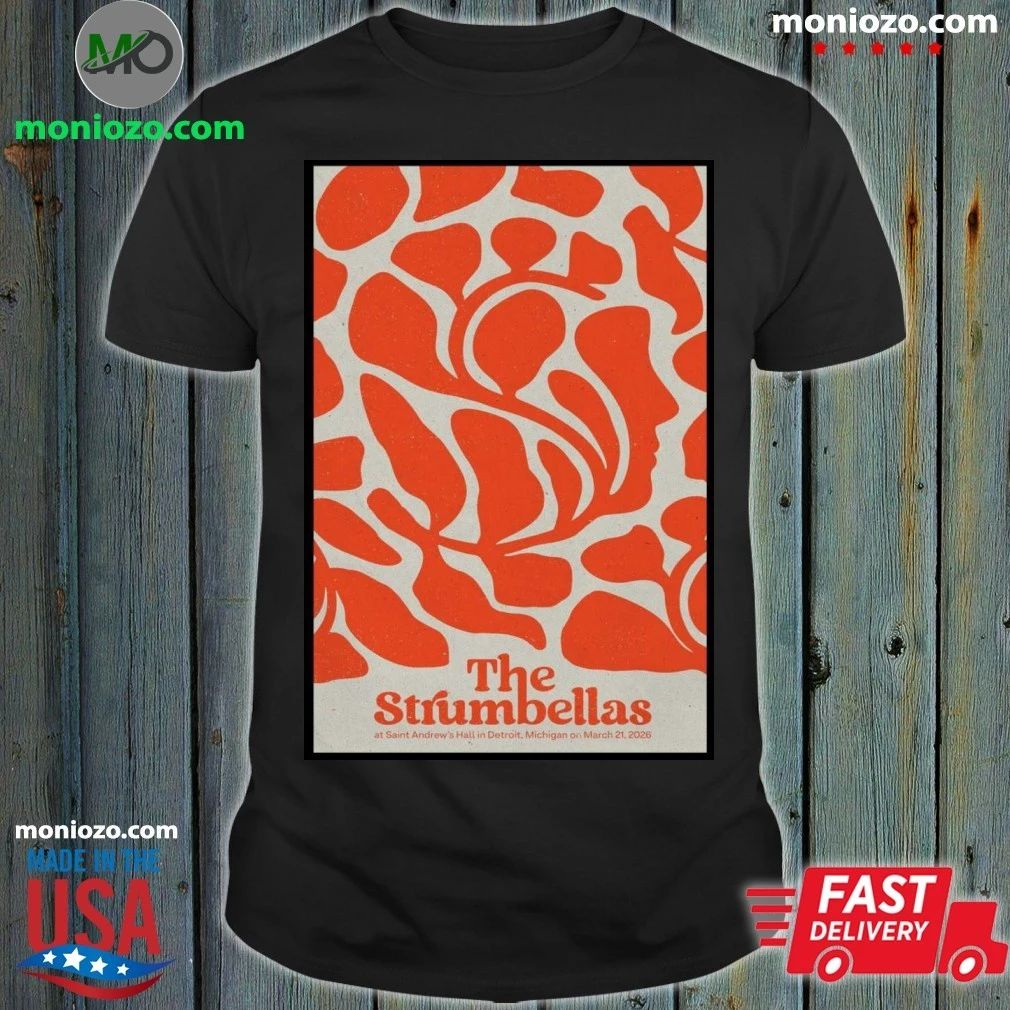 Original Mar 21 2026 The Strumbellas Detroit, Michigan Poster T-Shirt