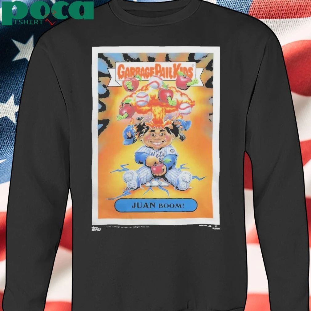 Mets Juan Boom Garbage Pail Kids Baseball Topps Parody T-Shirt