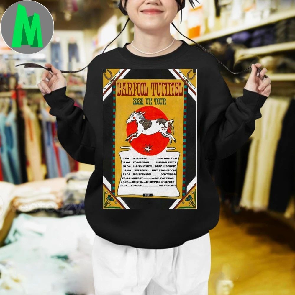 Carpool Tunnel Poster UK 2025 Shows Shirt