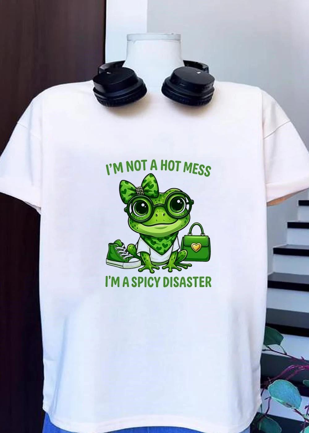 I’m Not A Hot Mess I’m A Spicy Disaster Frog shirt