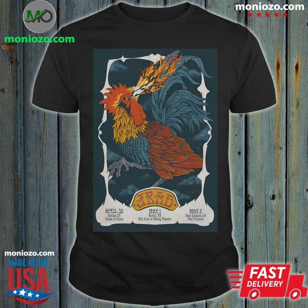 Joe Russo’s Almost Dead April 30 2026 Dallas TX Poster Shirt